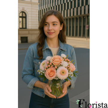 Букет евлофрор «Рожевий пух»