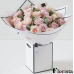 A beautiful bouquet of luxury pink roses