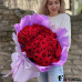 Стамбул, Туреччина - Букет із 51 червоних троянд 70 см.