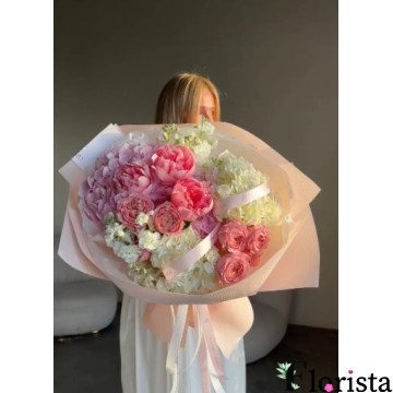 Букет квітів Ніжний захід сонця