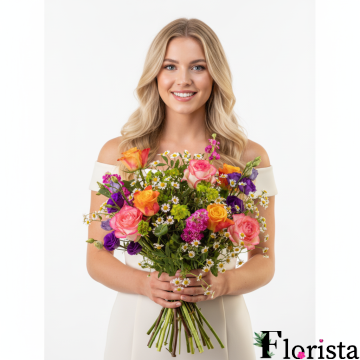 Збірний букет квітів Квітковий сад