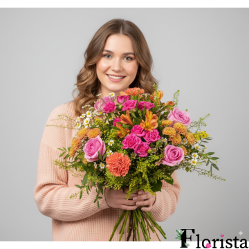 Збірний букет квітів Грайливий