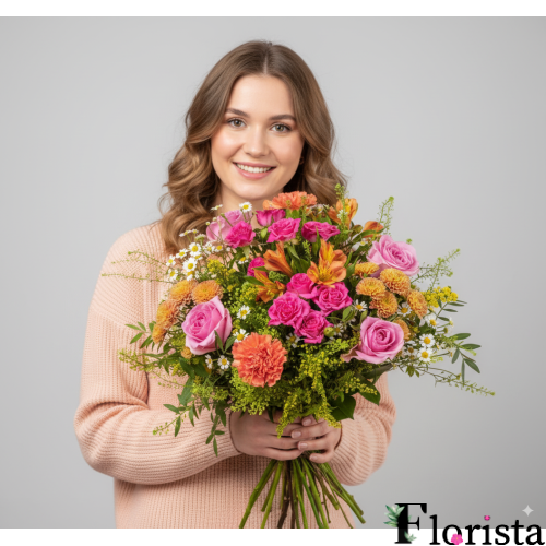 Verspielter Blumenstrauß