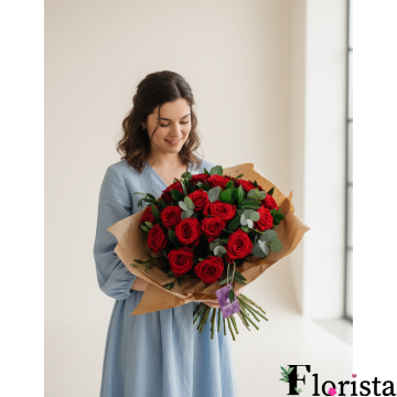 Букет червоних троянд Lovestoned