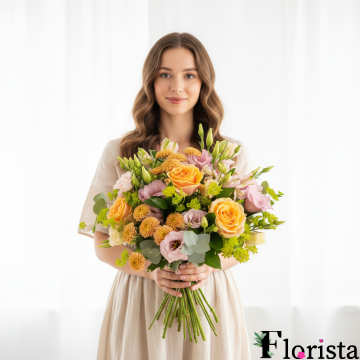 Збірний букет Чарівний абрикос