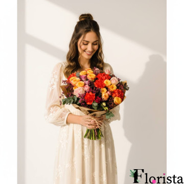 Букет збірних кольорів Firework