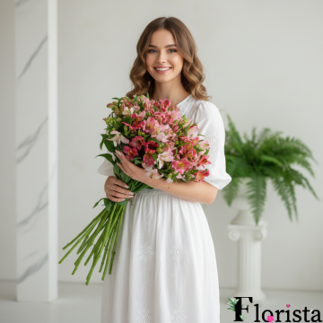 Букет Альстромерій