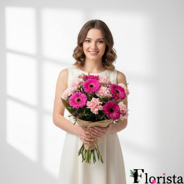 Збірний букет квітів