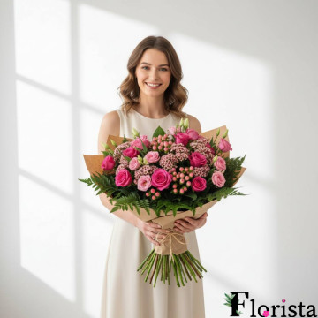 Збірний букет квітів