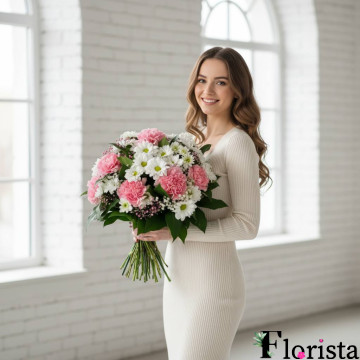 A sweet bouquet of kisses