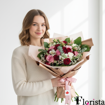 Gemischter Strauß "Vintage-Eleganz"