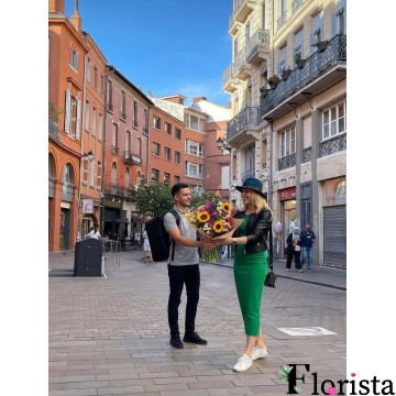 Тулуза, Франція - Барвистий літній букет