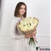 Strauß aus 39 weißen Rosen (40cm-50cm)