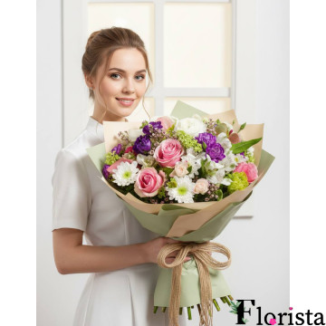 Assembled bouquet of flowers Summer mood