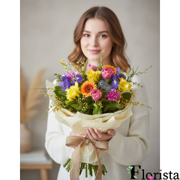 Fertig zusammengestellter Blumenstrauß Magischer Tag