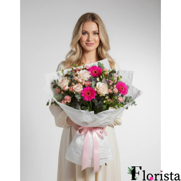 Збірний букет квітів Зворушлива подяка