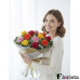 Assembled bouquet of roses Flower ball