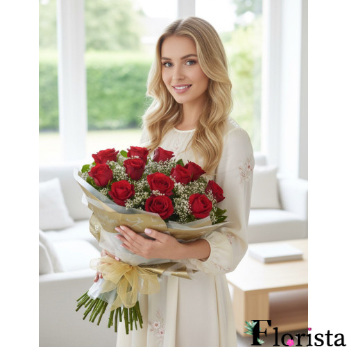 Збірний букет троянд Ода кохання