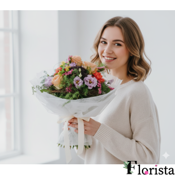 Збірний букет квітів Симфонія фарб