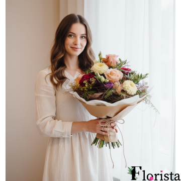 Збірний букет квітів Барвистий квітковий сон