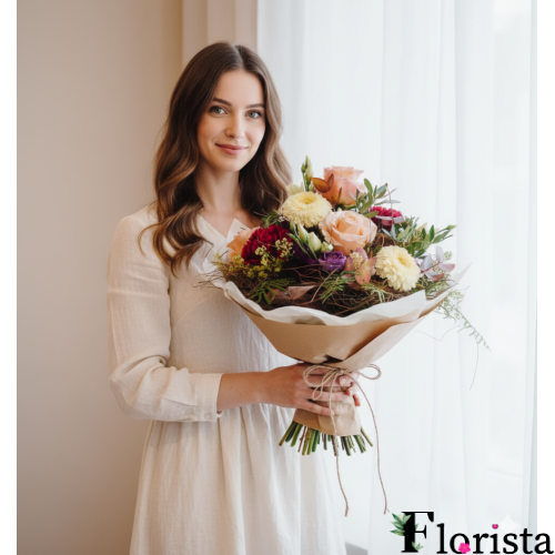 Збірний букет квітів Барвистий квітковий сон