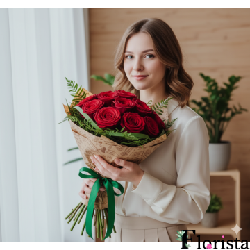 Збірний букет квітів Маленька перлина троянд