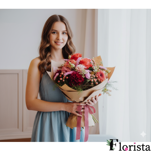 Збірний букет квітів на день народження