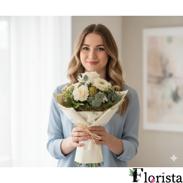 Збірний букет квітів Чиста гармонія