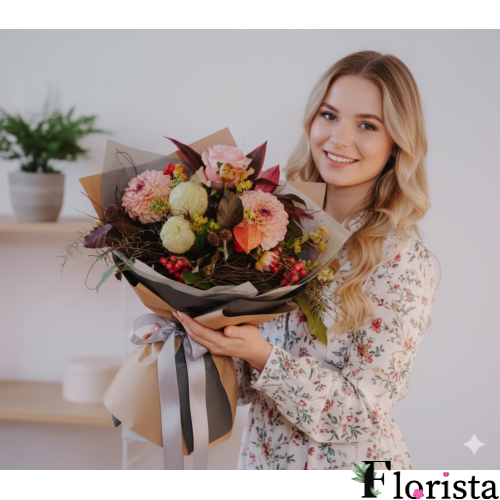 Збірний букет квітів Маленьке індіанське літо