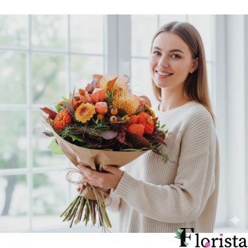 Збірний букет квітів Дух бабиного літа