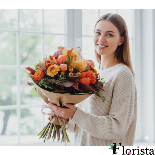 Збірний букет квітів Дух бабиного літа