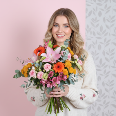 Flower arrangement Assembled bouquet of flowers