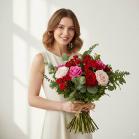 Збірний букет квітів