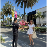 Los Angeles, USA – Blumenstrauß mit 10 rosa Lilien Los Angeles, USA – Blumenstrauß mit 10 rosa Lilien