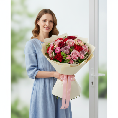 Букет квітів Чудо-жінка