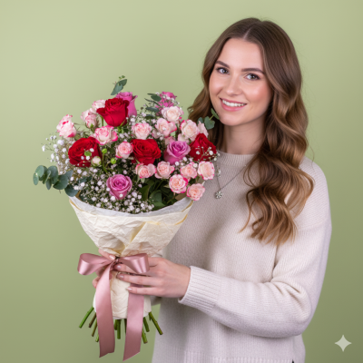 Букет квітів Прекрасні троянди