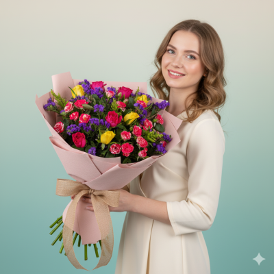 Букет квітів Ейфорія
