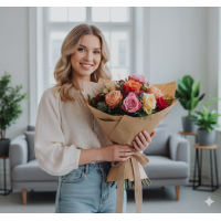 Fertig zusammengestellter Blumenstrauß Pink Dream