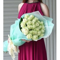 Букет із 39 білих троянд - Магдебург