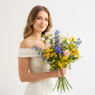 Pre-assembled bouquet of flowers Morning Dew