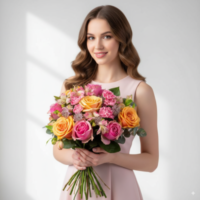 Збірний букет Мрійлива Доріс