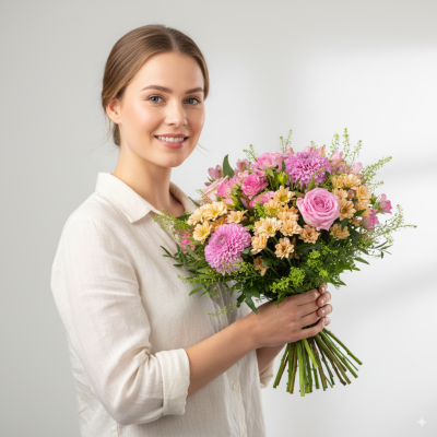 Збірний букет Солодкі пастелі