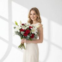 Збірний букет квітів