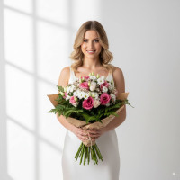 Збірний букет квітів