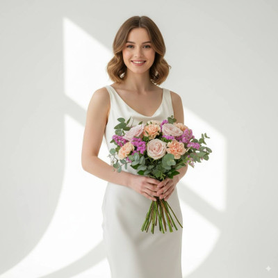 Збірний букет квітів