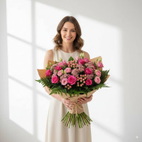 Збірний букет квітів