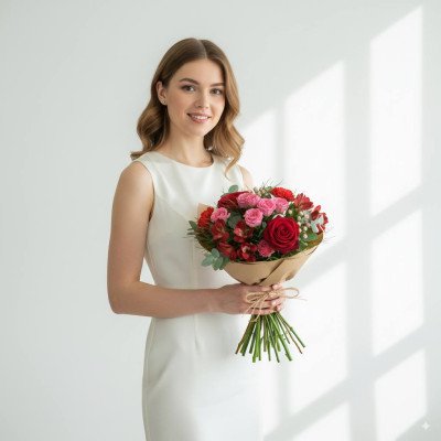 Сборный букет цветов