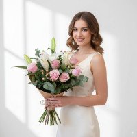 Збірний букет квітів