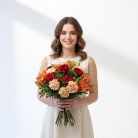 Збірний букет квітів