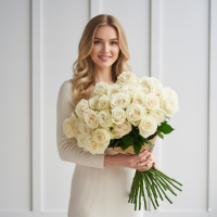 Букет із 36 білих троянд Букет із 36 білих троянд